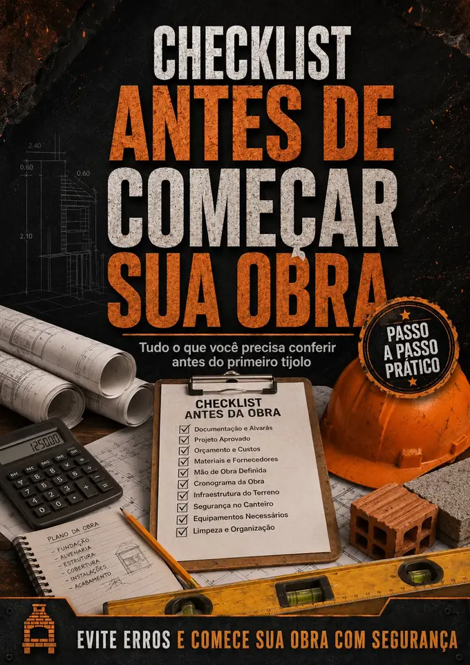 Checklist Antes de Começar sua Obra